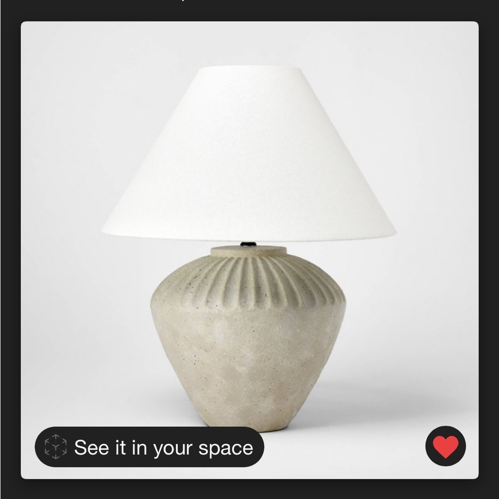 Ceramic Table Lamp Tan - Threshold™ designed with Studio McGee